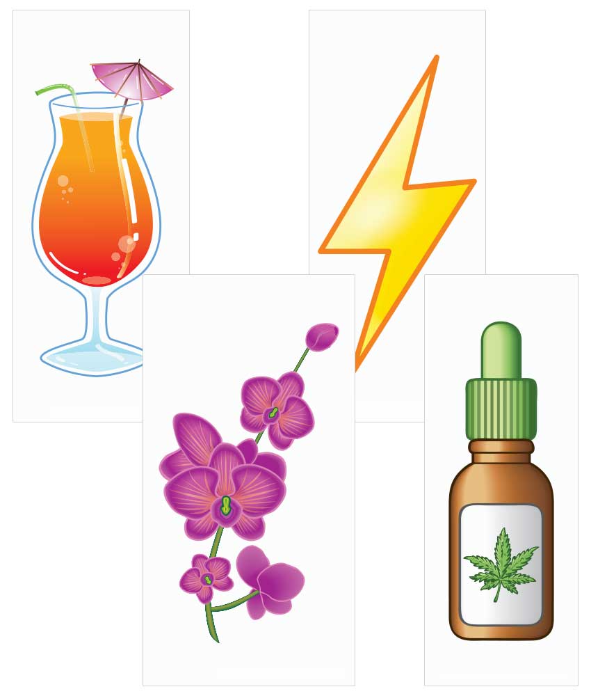 Two Track Emoji Sets for Message Board Signs with 4 Inch Tracks
